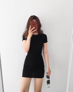 VÁY BODY BASIC TAY NGẮN [GEMI SHOP]