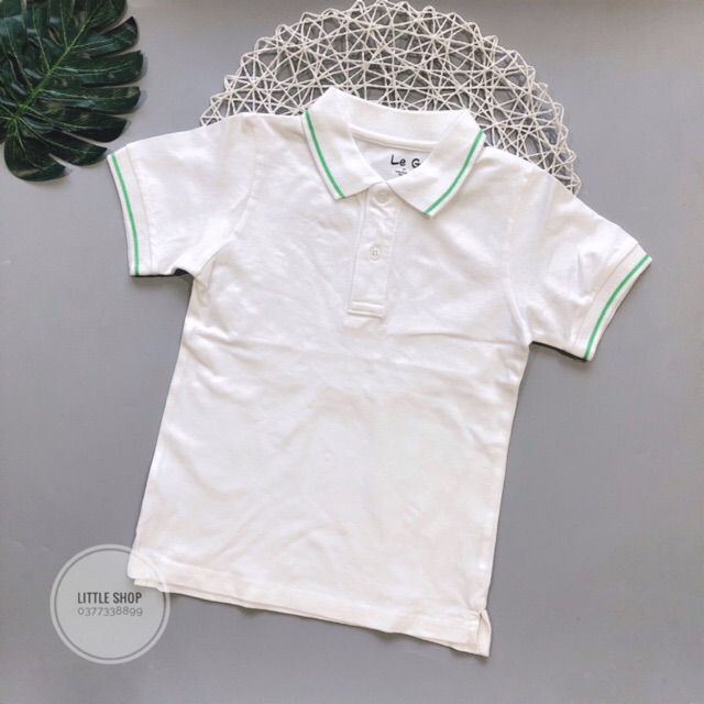 Áo thun có cổ cho bé trai