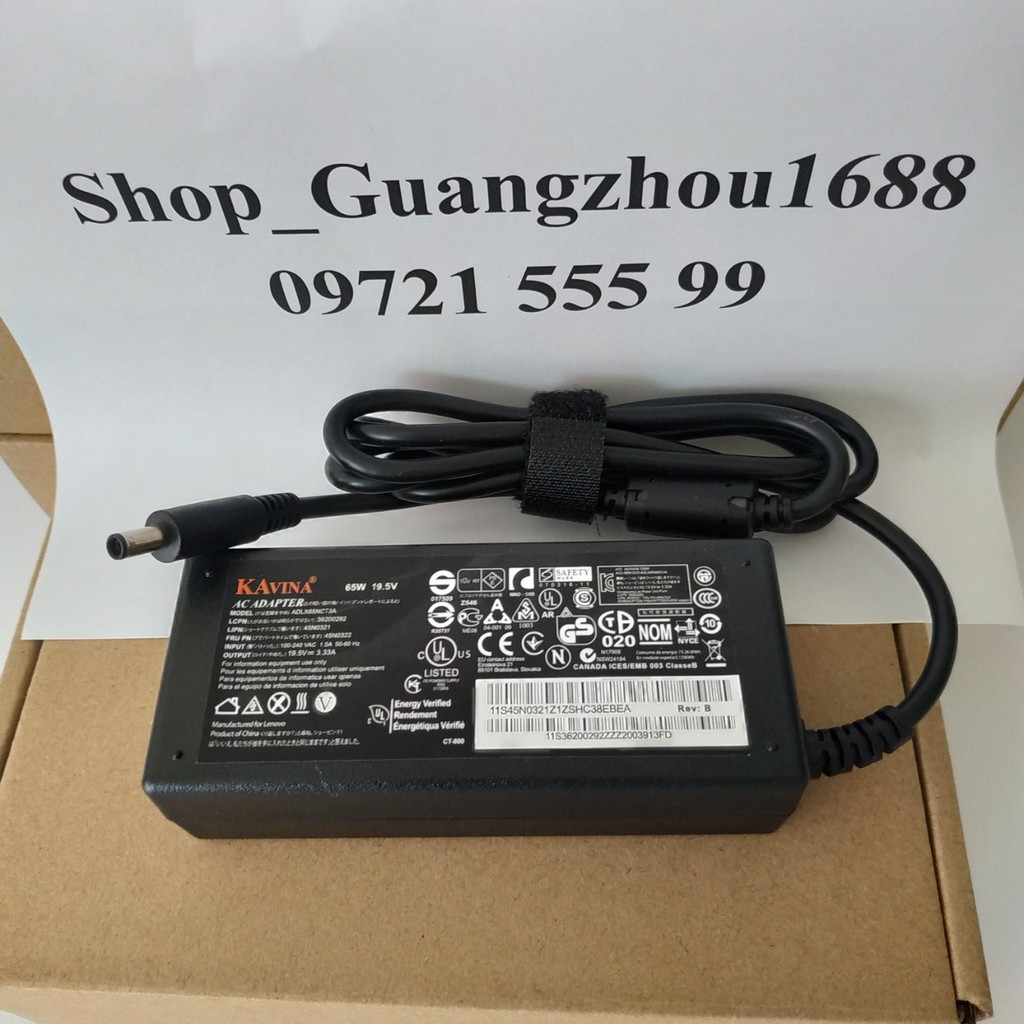 Adapter Sạc Laptop Dell 19.5V - 3.34A - 65W Chân Kim Nhỏ Loại Tốt dùng cho Dell 5568 3558 3458 3567 3568 7347 7348