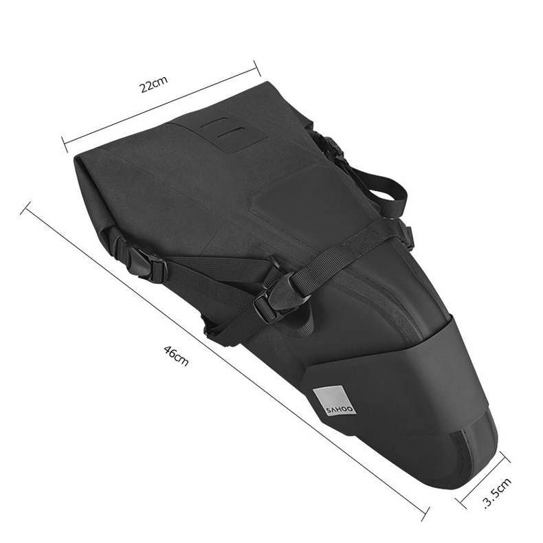 Túi cốt yên chống thấm nước tuyệt đối dành cho xe đạp Sahoo Pro Full Waterproof Seat pack