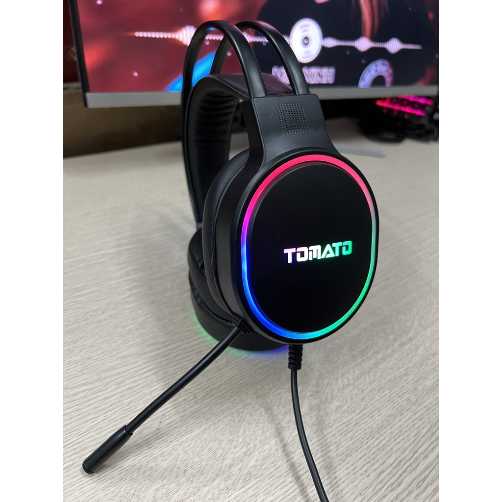 SIEU KHUYẾN MẠI Tai nghe máy tính chụp tai chuyên game TOMATO SK29 phiên bản nâng cấp siêu đẹp, âm siêu hay VDS SHOP