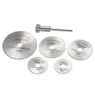Set 6 Lưỡi Cưa Hss 1/8 Cho Máy Cắt Gỗ