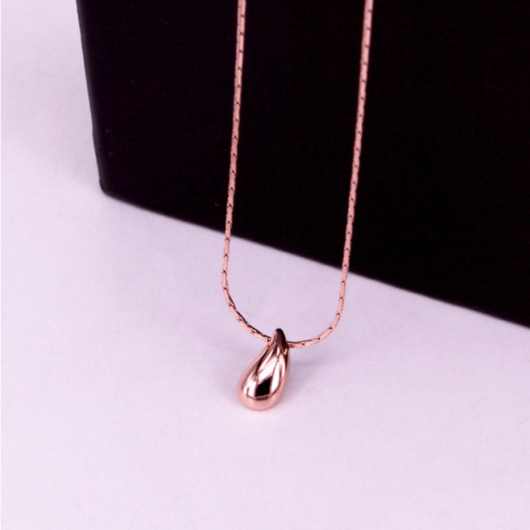 Dây Chuyền Giọt Nước 3D Titan Ko Han Rỉ TT 3928