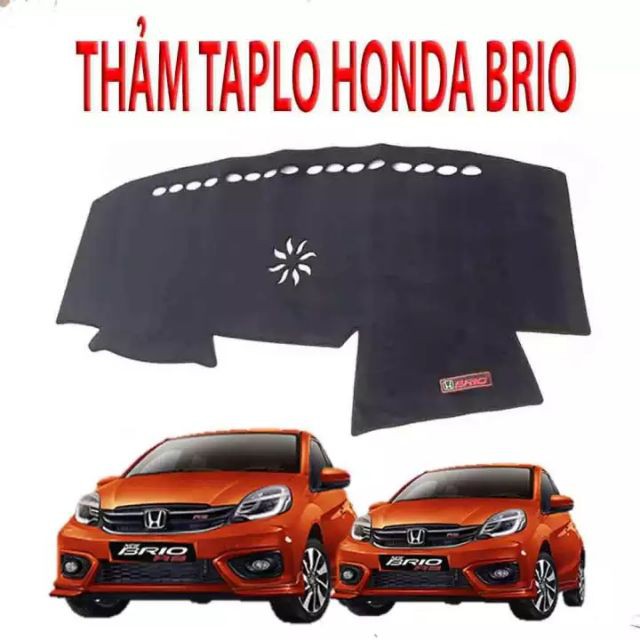 Thảm Taplo Da Carbon xe Honda BRIO 2018 2019