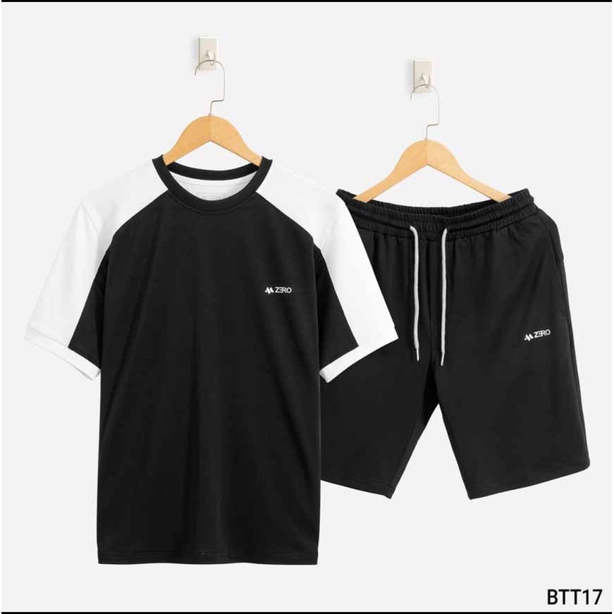 Bộ Thể Thao Nam Vải Thun Cao Cấp Phù Hợp Mặc Nhà Hoặc Chơi Thể Thao M01