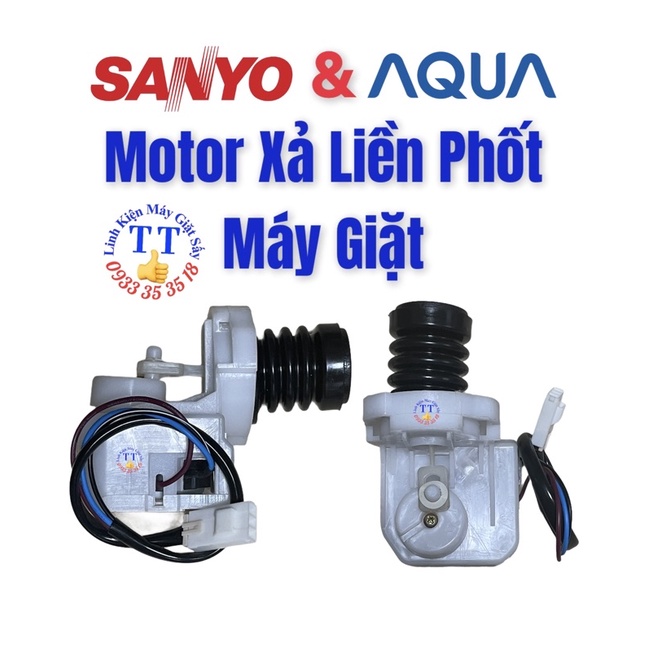 Motor Xả Liền Phốt Máy Giặt SANYO & AQUA