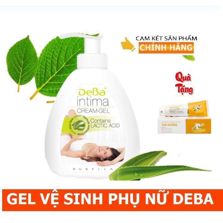 Gel vệ sinh phụ nữ Deba Intimate care - Dung dịch vệ sinh Deba nhập khẩu từ Bulgaria [Date tháng 7/2023]