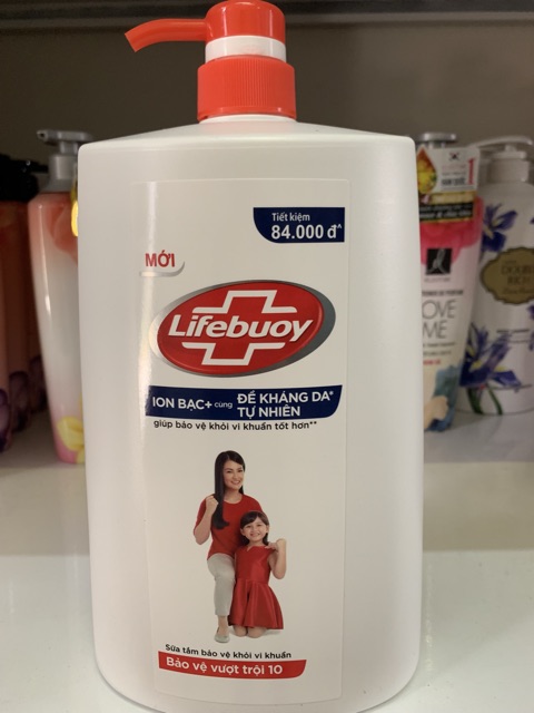 Sữa tắm lifebuoy 1,1kg ( có sẵn 2 màu )