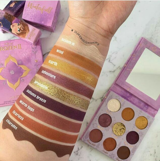 Bảng phấn mắt Colourpop 9 ô Main Squeeze,Baby Peach, Orange,Going coconut,Ornate,Grandeur,Baroque,Wild Child,Lucky penny