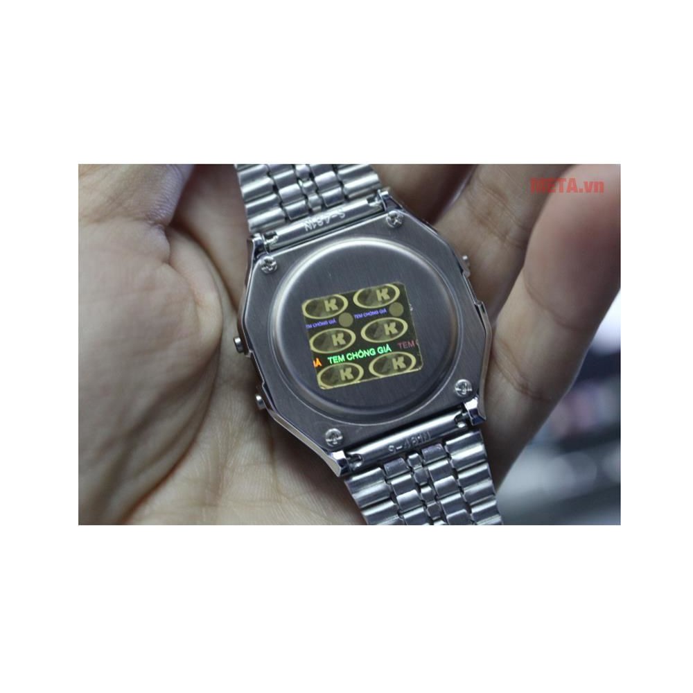 Đồng hồ Casio Chống nước dây kim loại Casio Anh Khuê A159WAD-1DF