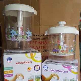 Hộp muối dưa cà việt nhật 5lít,7.5lít