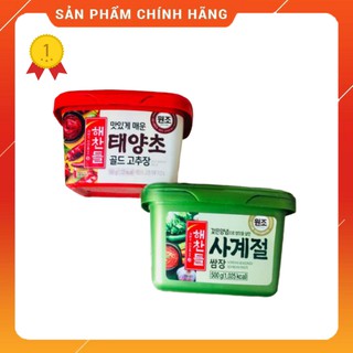 Combo [tương ớt hàn quốc 500g và tương trộn hàn quốc 500g]