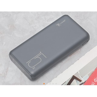️🔥CHÍNH HÃNG🔥Pin sạc dự phòng Polymer 15000mAh Type C Xmobile PJ JP200 Xám💦LIKE NEW 99%