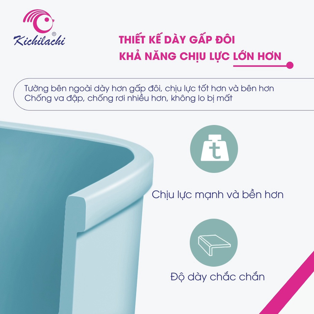 [LOẠI 1]Khay Úp Bình Sữa Có Nắp Đậy kichi Chính Hãng Cao Cấp An Toàn Sạch Sẽ Cho Bé.