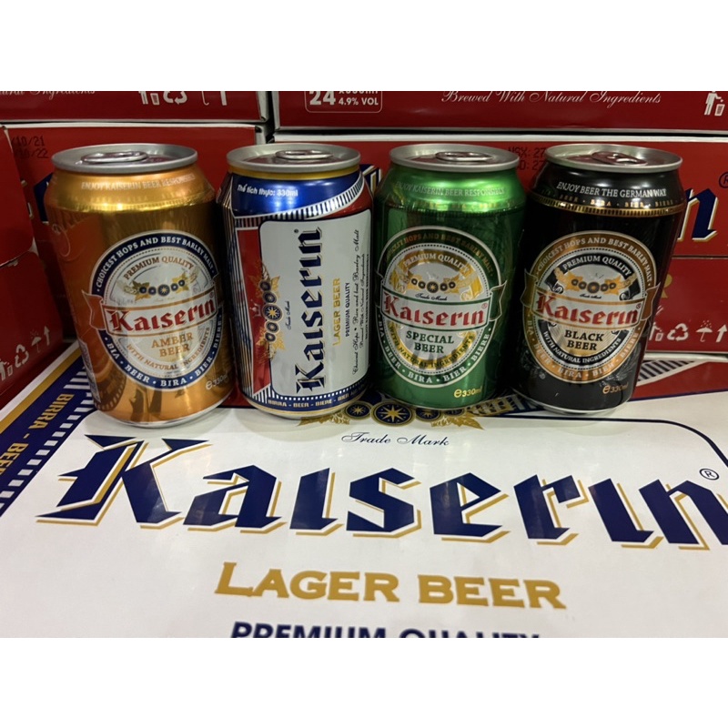 Bia Đức Kaiserin thùng 4 loại 24 lon