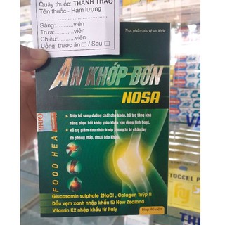 🍀🍀 An Khớp Đơn 🍀🍀( hàng chính hãng )