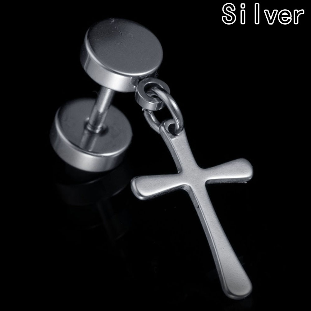 Khuyên tai kiểu dáng đính thanh giá cá tính phong cách cá tính