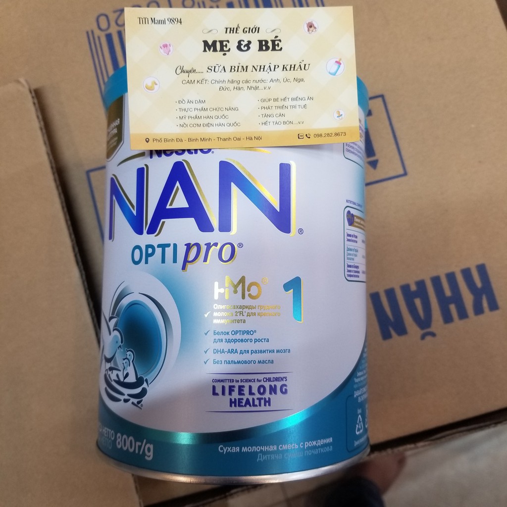 Sữa Nan Nga đủ số 1,2,3,4 800g,400g[DATE 2023]