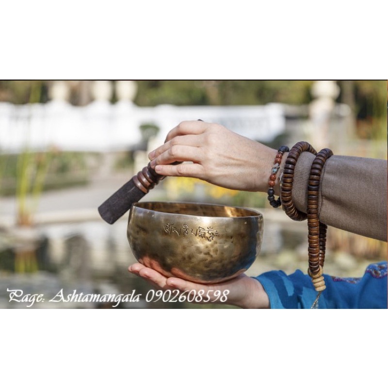 Chuông xoay Nepal Khắc chú hàng Thủ Công Tây Tạng