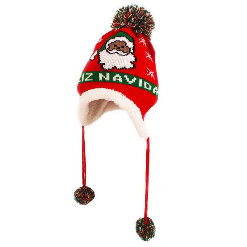 Mũ Dệt Kim Giữ Ấm Tai Hình Chú Hươu Xinh Xắn Cho Bé