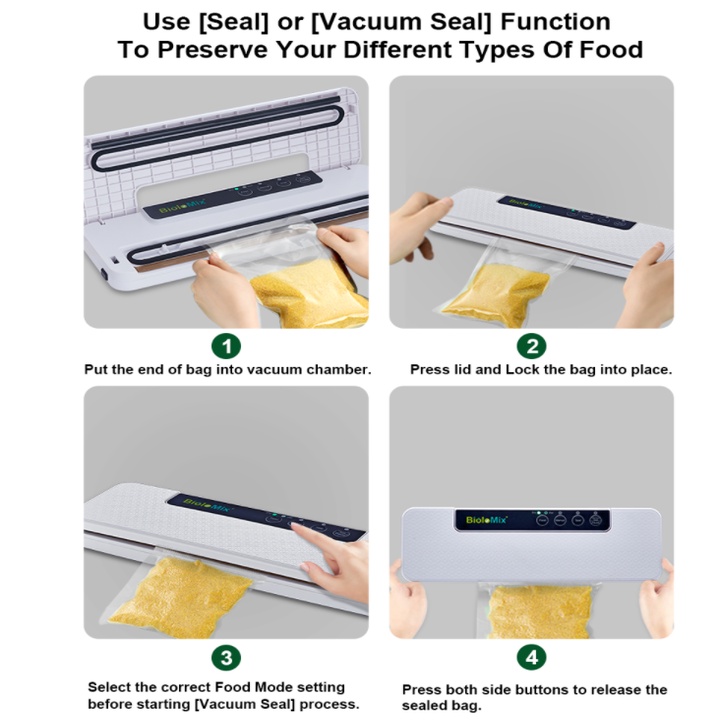 Máy hút chân không cao cấp BioloMix W230 - food vacuum sealer