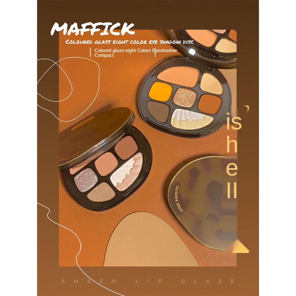 Bảng Phấn Mắt MAFFICK 8 Màu Sắc Tông Màu Hổ Phách Trang Điểm Bắt Sáng Đẹp Mắt Cho Nữ | BigBuy360 - bigbuy360.vn
