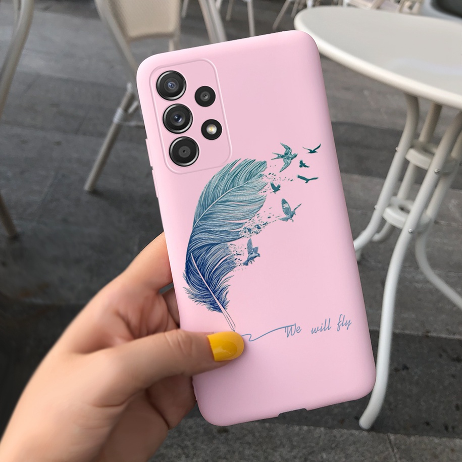 Ốp Điện Thoại Mềm Mỏng Họa Tiết Hoa Thời Trang Cho Samsung Galaxy A23 5G A23 4G A 23 2022 SM-A235F