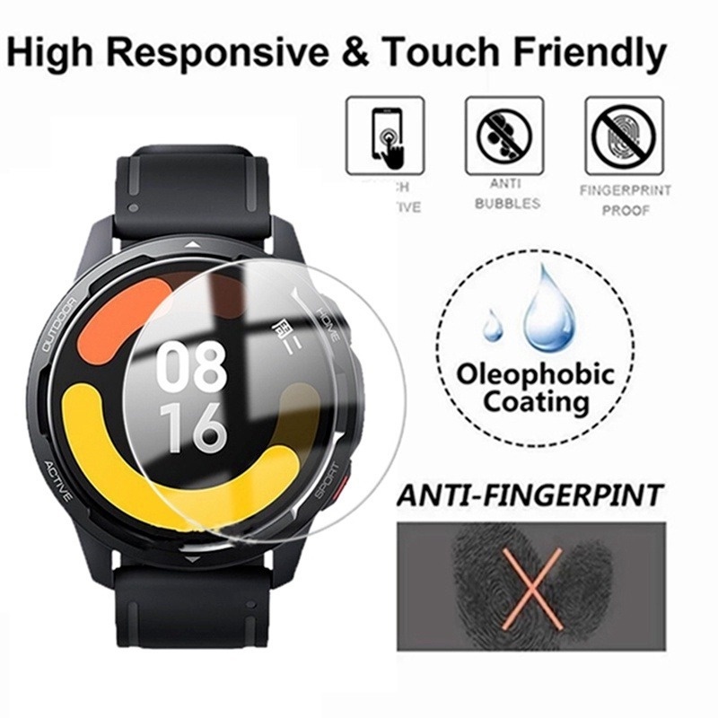 Kính Cường Lực Bảo Vệ Toàn Màn Hình Siêu Mỏng Chống Trầy Xước Cho Xiaomi Watch S1 Active