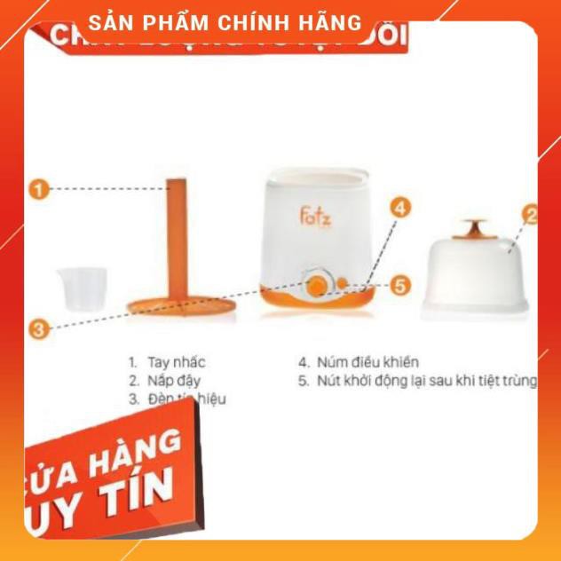 Máy hâm sữa 2 bình cổ rộng fatz baby thế hệ mới Fb 3012sl