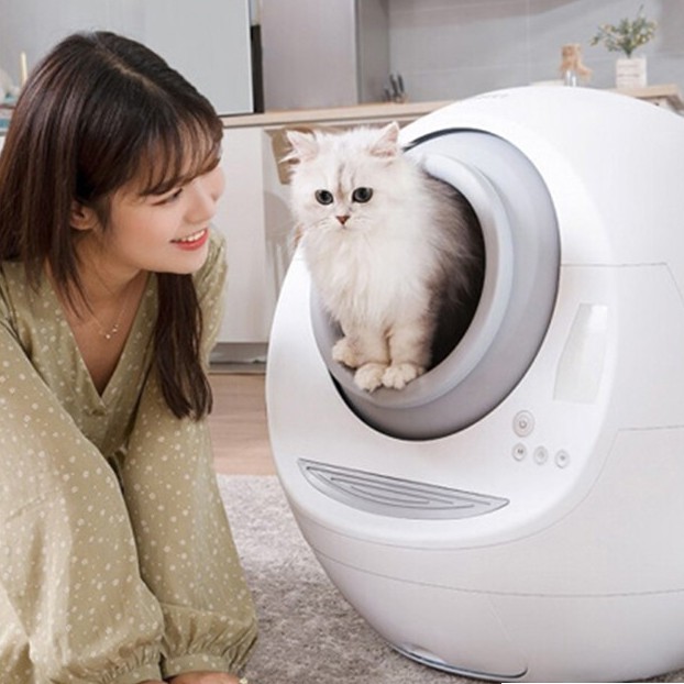 Nhà vệ sinh cho chó mèo tự động dọn phân- Nhà vệ sinh thông minh cho pet
