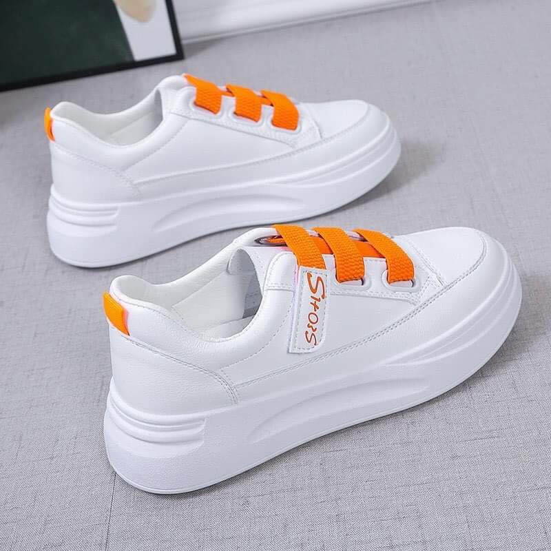 Giày Thể Thao Nữ- Giày Nữ Sneakers SH03S, Tăng chiều cao, Độn Đế, 3 Màu Xanh, Vàng và Xám, Êm Chân, Đẹp, Giá Rẻ | BigBuy360 - bigbuy360.vn