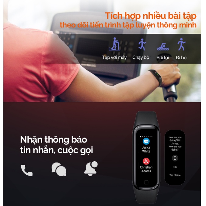 [Chính hãng] Vòng đeo tay thông minh Samsung Galaxy Fit2 - BH 12 tháng