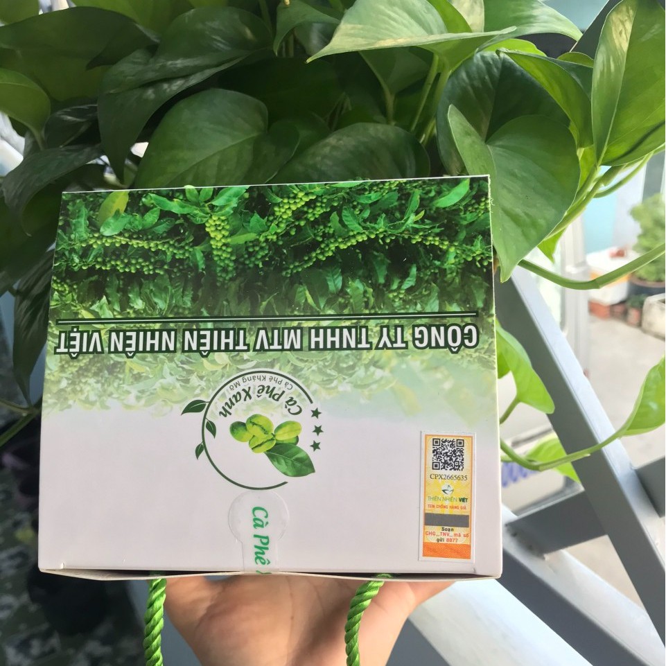 Cà Phê Xanh kháng mỡ hộp 30 gói chính hãng