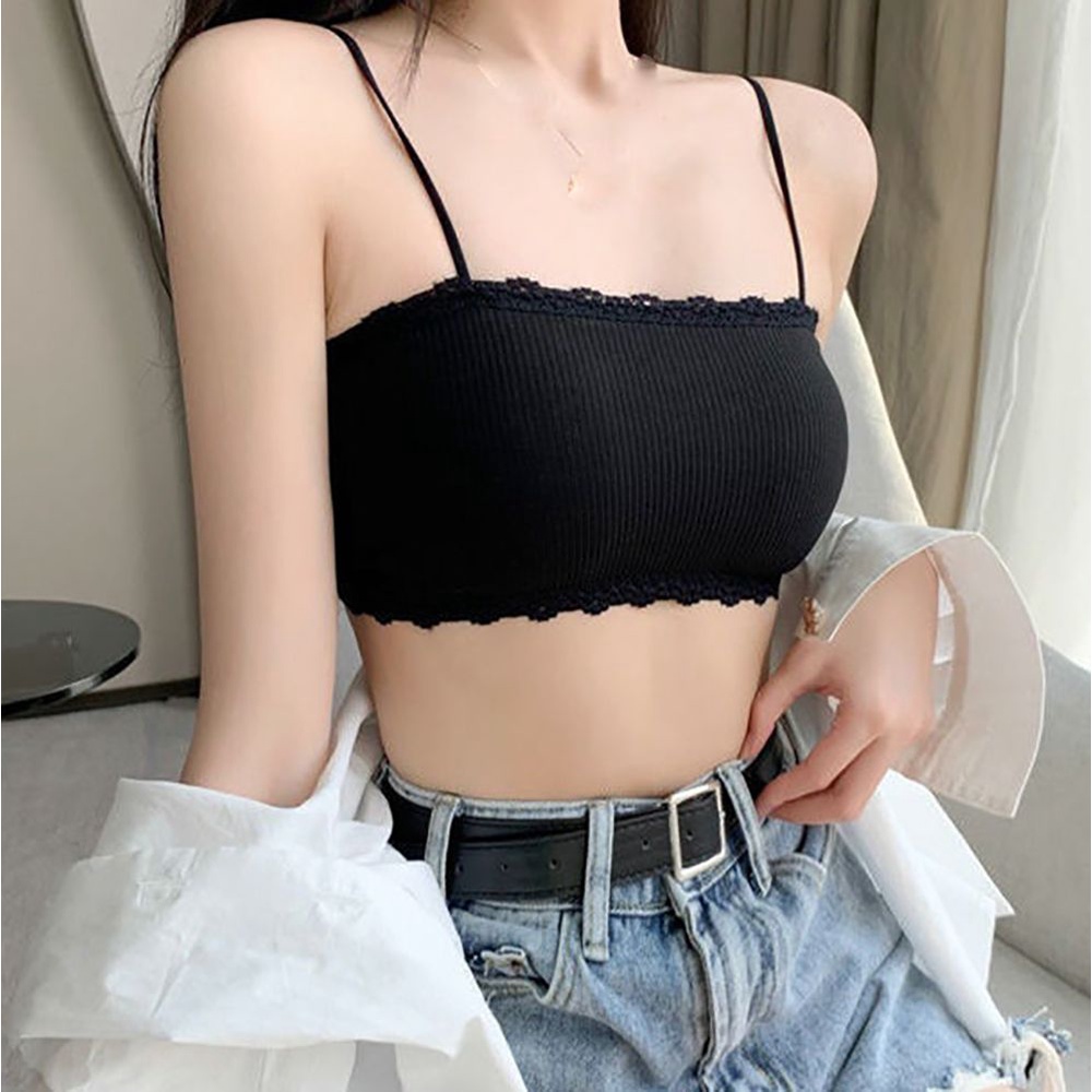 Áo lót nữ SKJK không đường may có mút ngực thiết kế lưng mỏng thoải mái nhiều màu tùy chọn