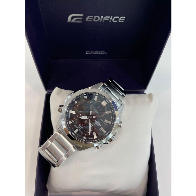 Đồng Hồ Nam Dây Thép Casio Edifice ECB-30D-1A Chính Hãng - ECB-30D-1ADF Bluetooth