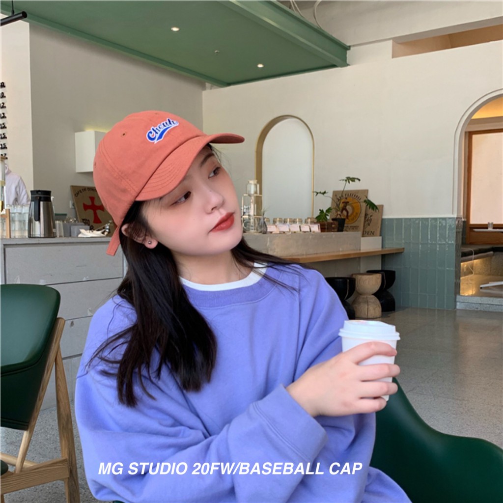 Mũ lưỡi trai MG STUDIO thêu chữ Church phong cách mùa hè