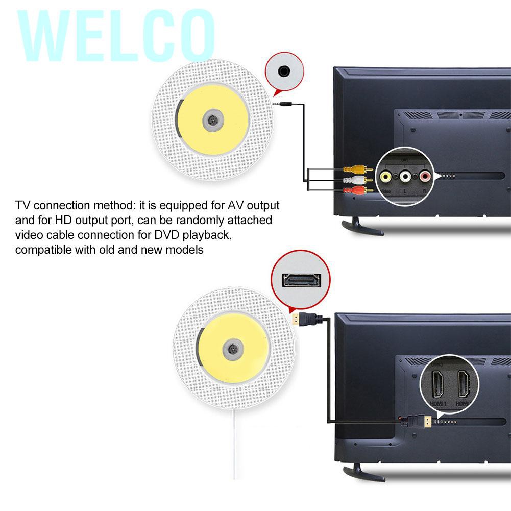 Loa Nghe Nhạc Bluetooth Gắn Tường Welco Q100 Cho Aux Usb Fm