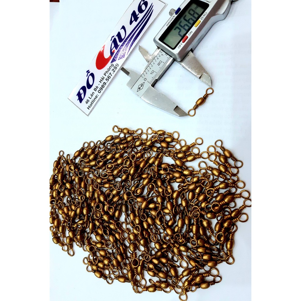 Tám Xoay Đồng Chống Xoắn Cước 2.668cm