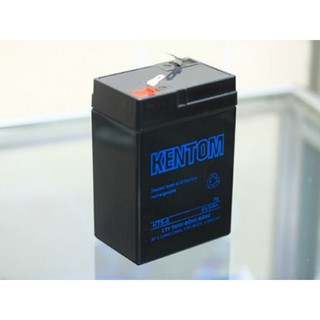 Bình khô, Ắc quy khô 6V 4.5-5Ah KenTom Cho Đèn Sạc Quạt Sạc KenTom