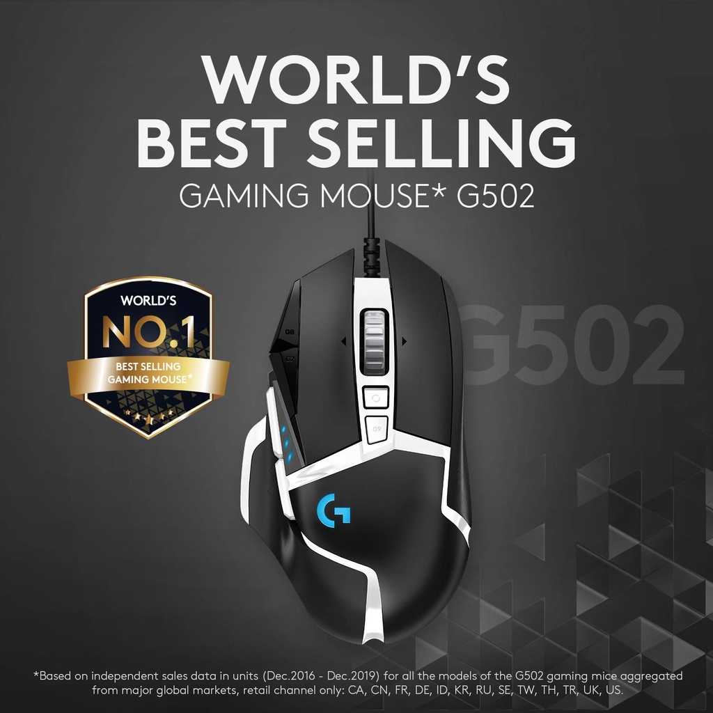 Chuột gaming có dây G502 || Aquaman || Imperial || Competitive || Panda có App điều chỉnh macro chuột - Hàng OEM