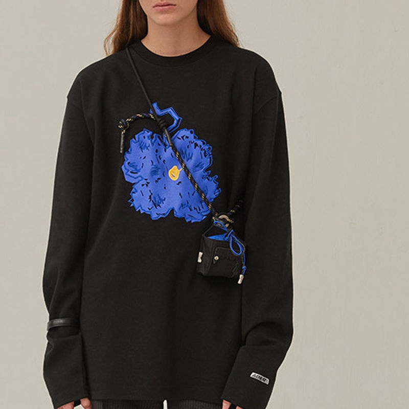 Túi adererror mini phối dây rút phong cách Nhật Bản đựng tai nghe thời trang