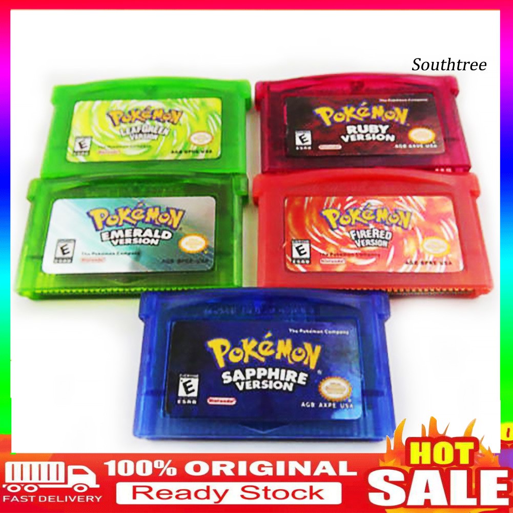 Thẻ Chơi Game Pokemon Cao Cấp Dành Cho Gba