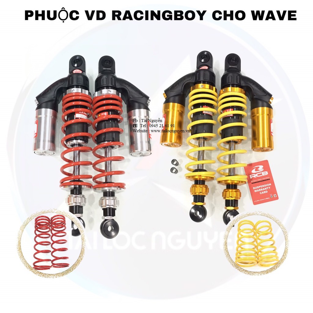 [SALE] PHUỘC RACINGBOY MẪU VD DÀNH CHO WAVE - FUTURE - CUP - AXELO - DREAM - FUTURE