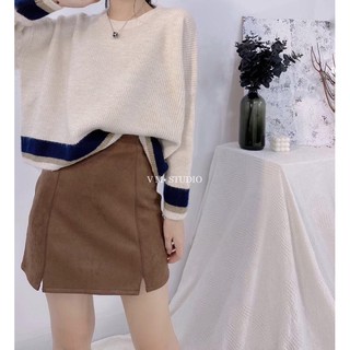 Áo len lông thỏ viền gấu