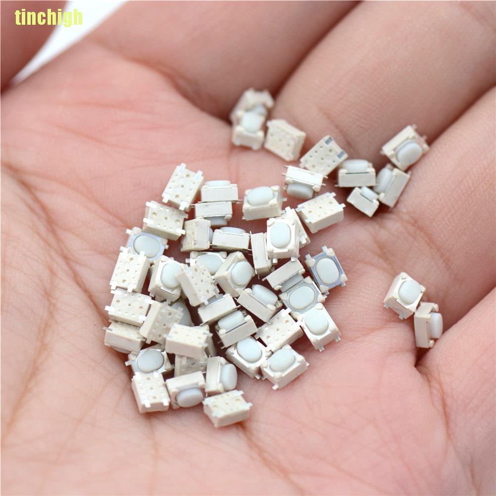 50 Công tắc nút nhấn 3x4 x 2.5mm 4 chấu smd chuyên dụng