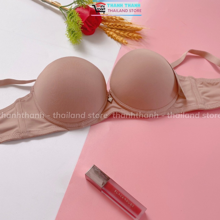 Áo lót Thái | Áo ngực quả trơn, cup ngang, mút vừa, có gọng sisterhood 6001