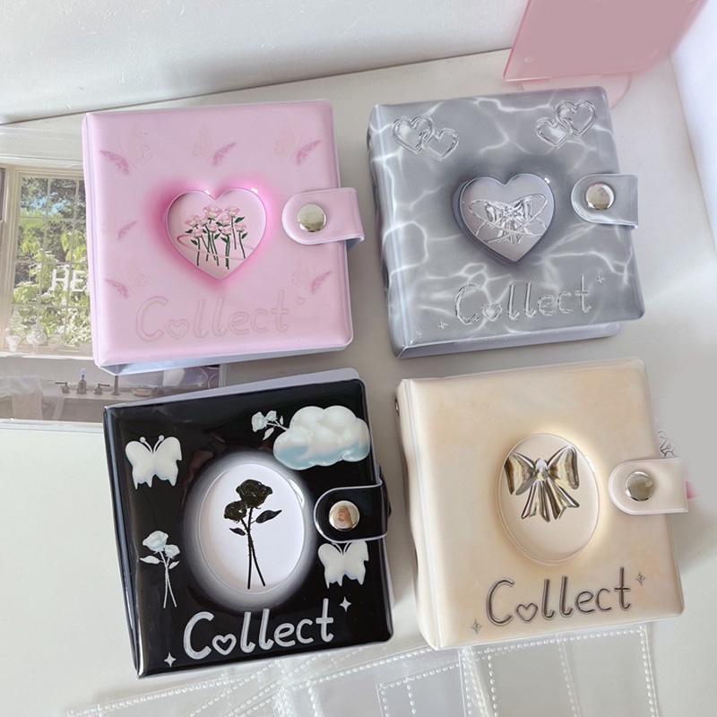 Album Ảnh Kim Loại 3 inch 1 Trang 1 Phong Cách Retro