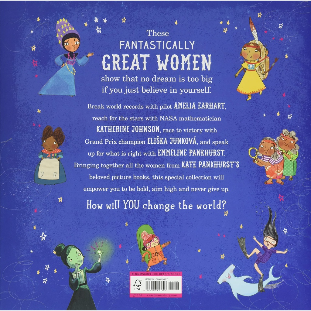 Sách - Anh: Fantastically Great Women, True Stories of Ambition, Adventure and Bravery