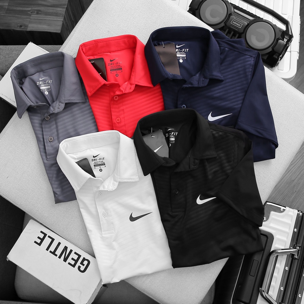 Áo thun đánh golf/áo thể thao cổ trụ cao cấp, chất liệu poli chính phẩm 8899