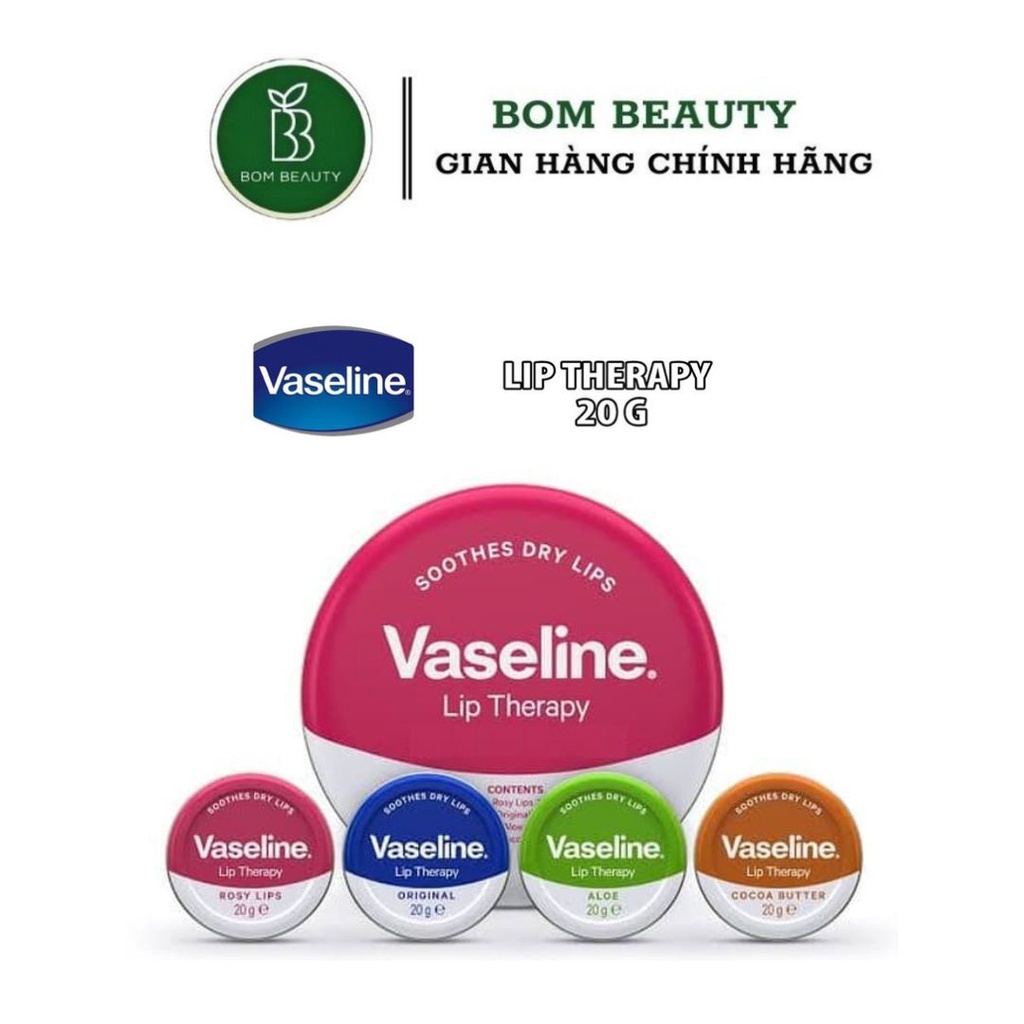 Son dưỡng hồng môi Vaseline 20g (bill UK)